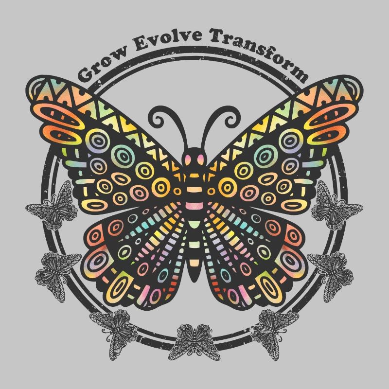 Boho Style Schmetterling - Grow Evolve Transform