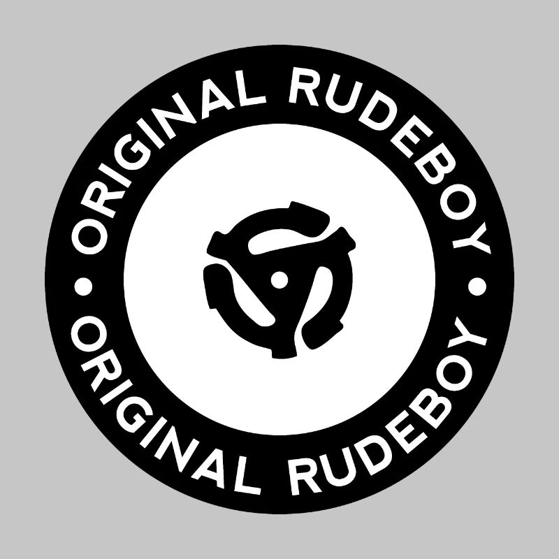 Disque vinyle original Rudeboy - Mod noir et blanc