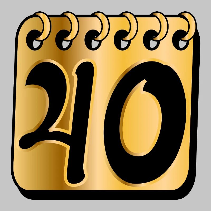 40. Geburtstag Vierzig VIERZIGJÄHRIGE