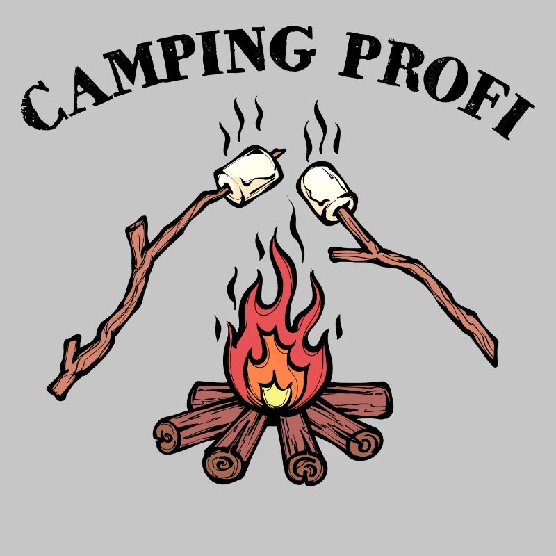 Camping Lagerfeuer Statement Wanderer Campingplatz