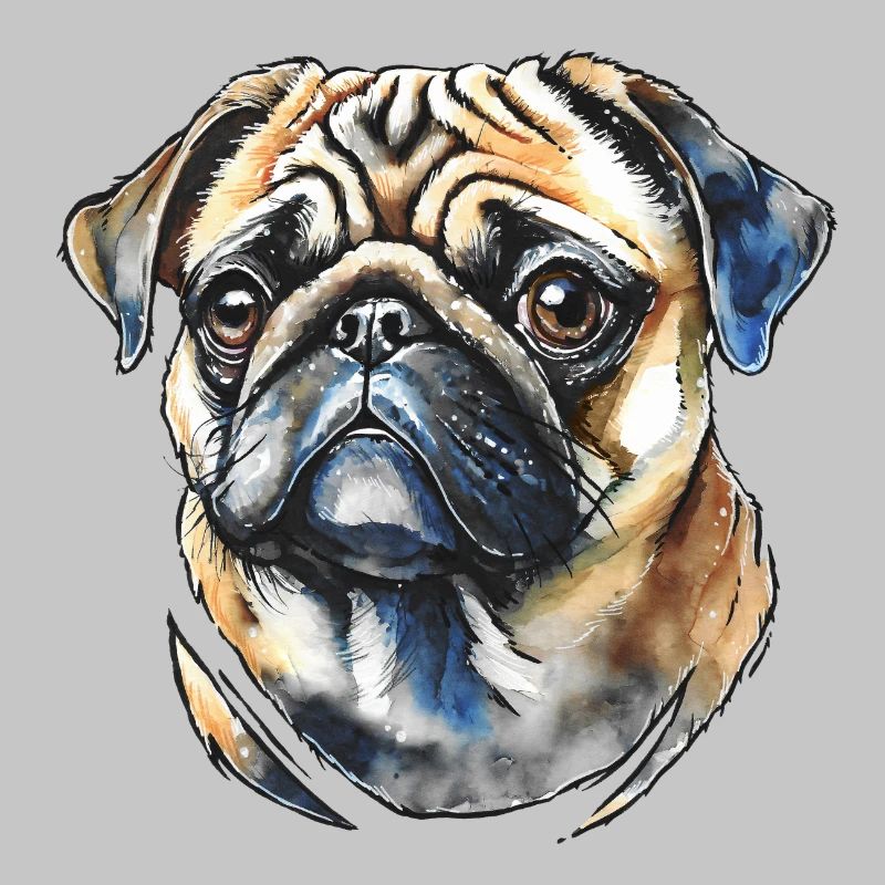 Mops Portrait