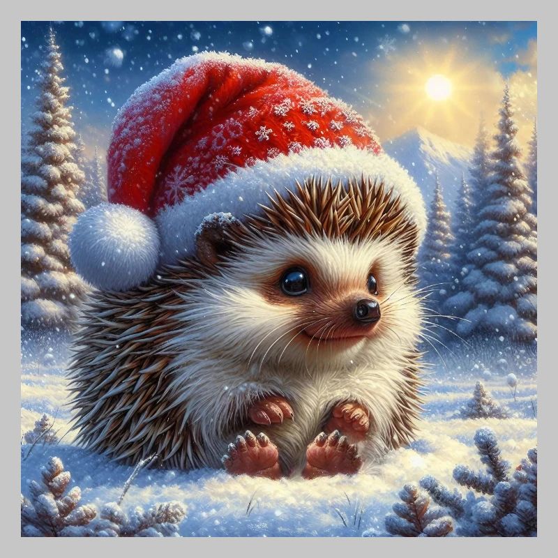 Hérisson de Noël