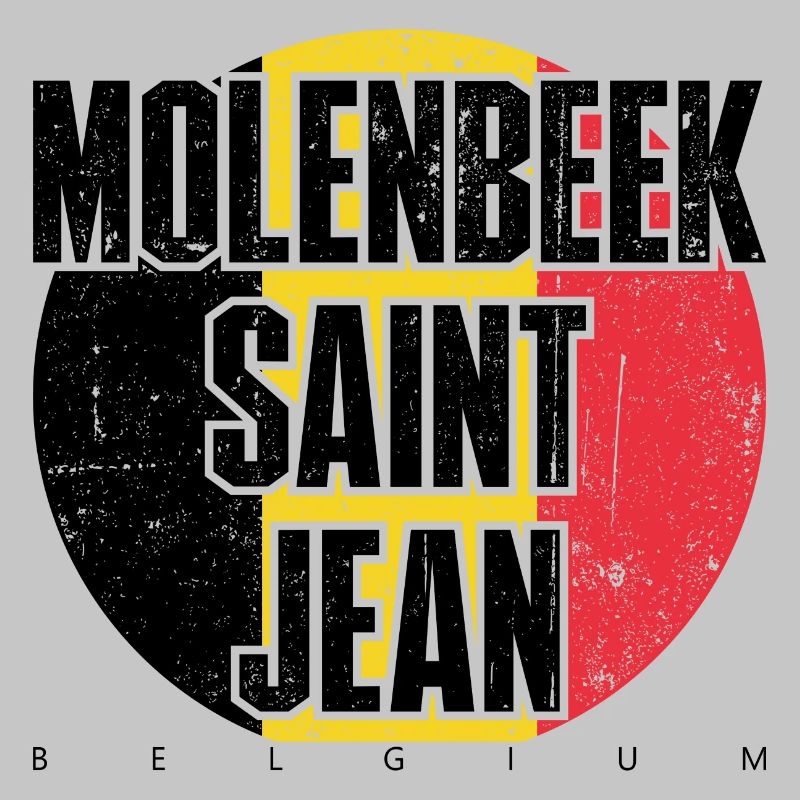 Bold Block Typography with Red Circle