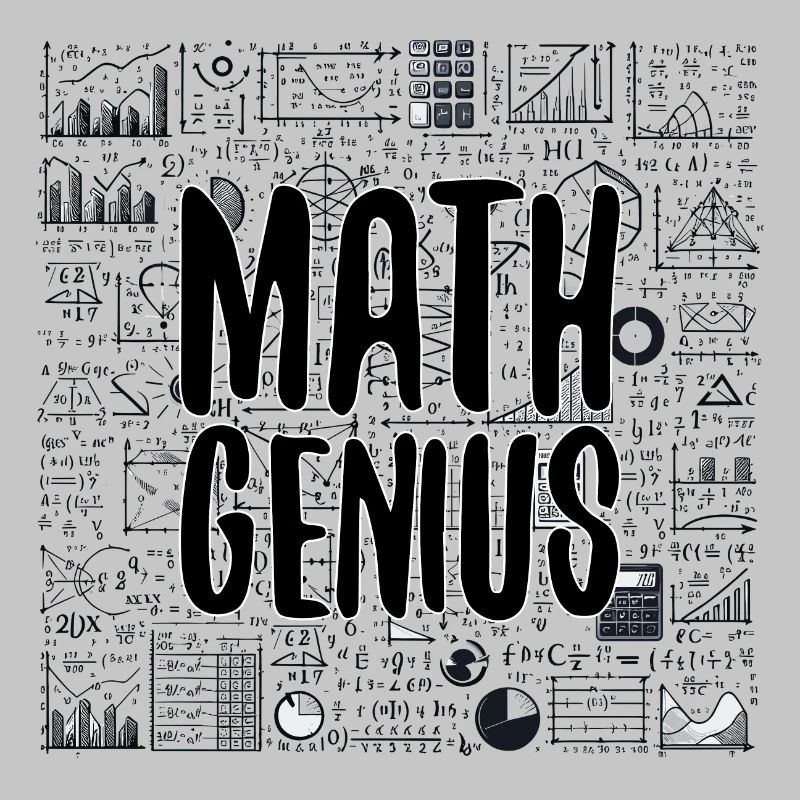 Math Genius Math Genius Math cadeau