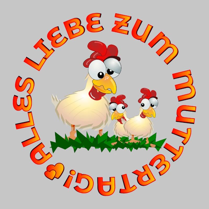 Alles Liebe zum Muttertag Hühner