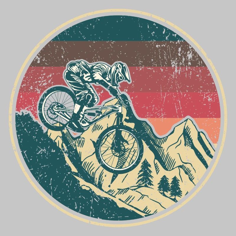 Écusson rétro VTT