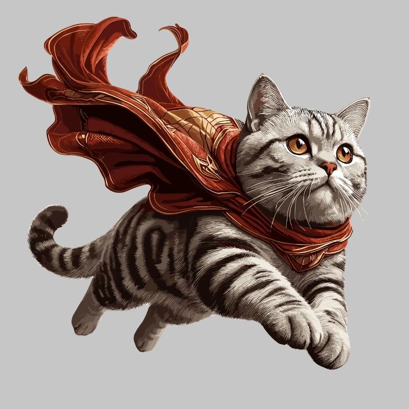 Super Katze Britisch Kurzhaar BKH getigert