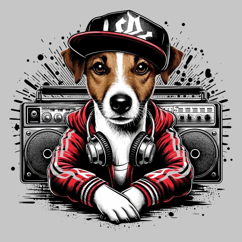 Jack Russell Terrier Ghetto Blaster Gift