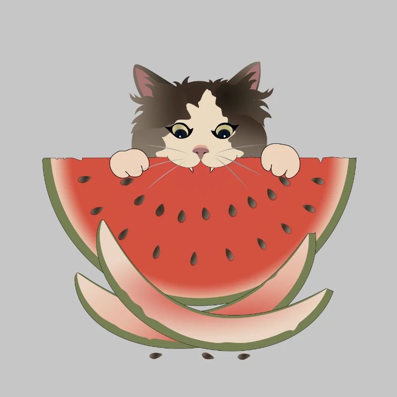 Délice de pastèque Chat