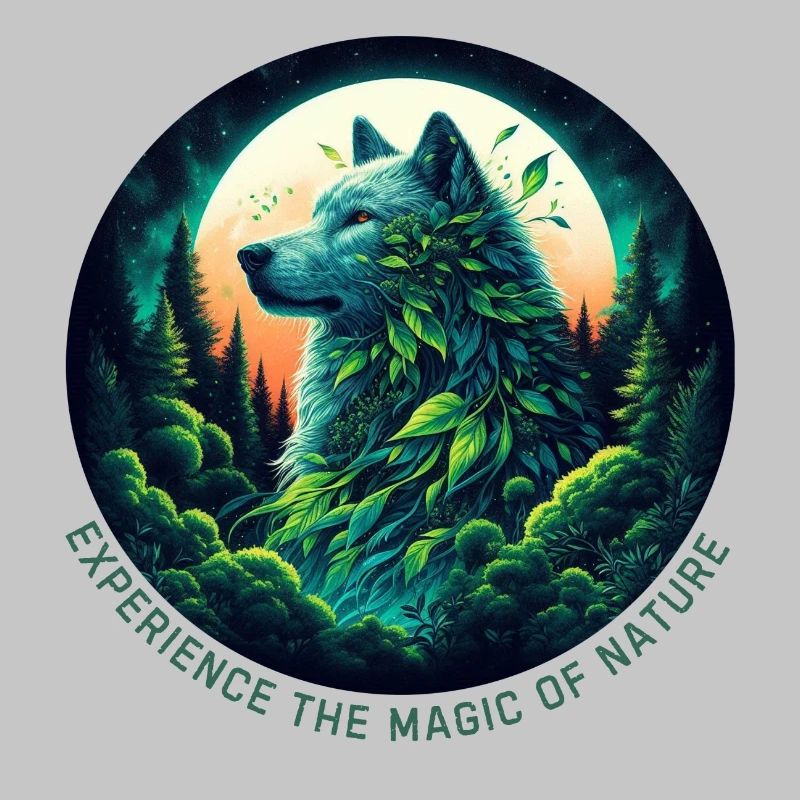 Wolf im Wald