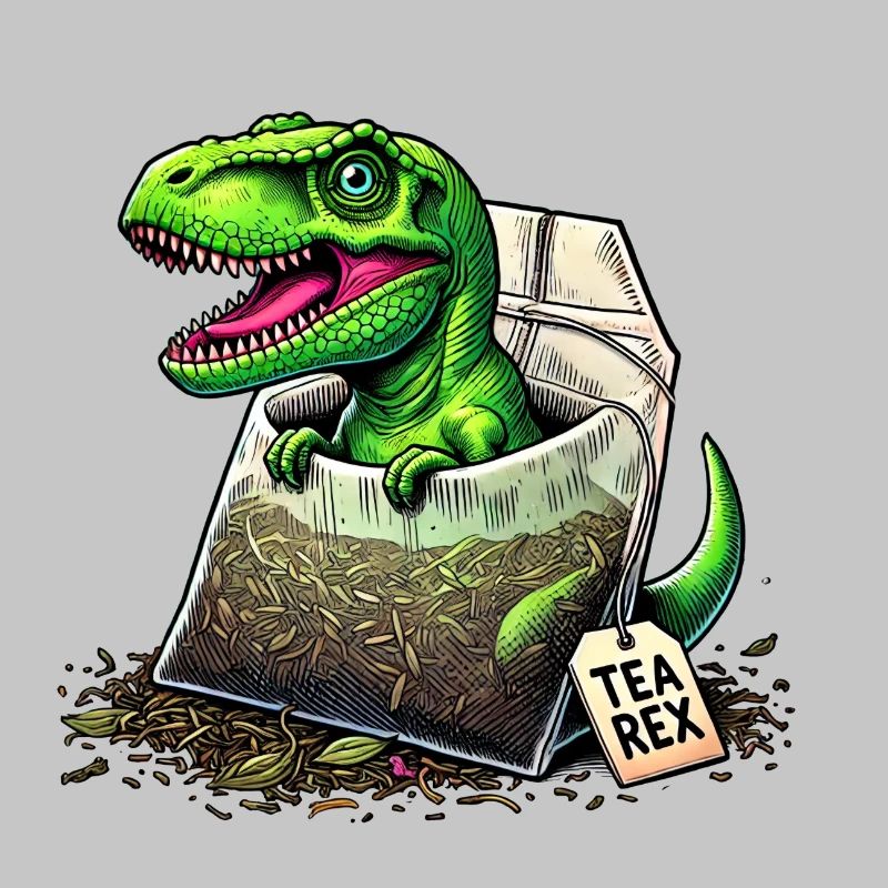 Tea Rex T-Rex Dinosaurier