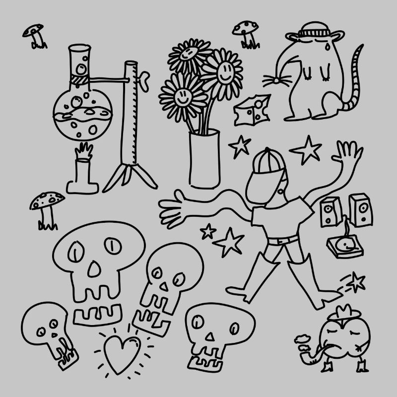 Kritzeln oder nach Hause gehen