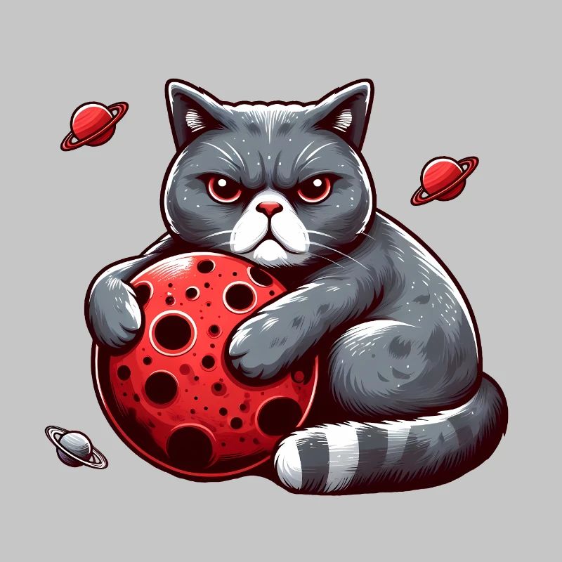 Cat Apocalypse: Grumpy Mood Cat