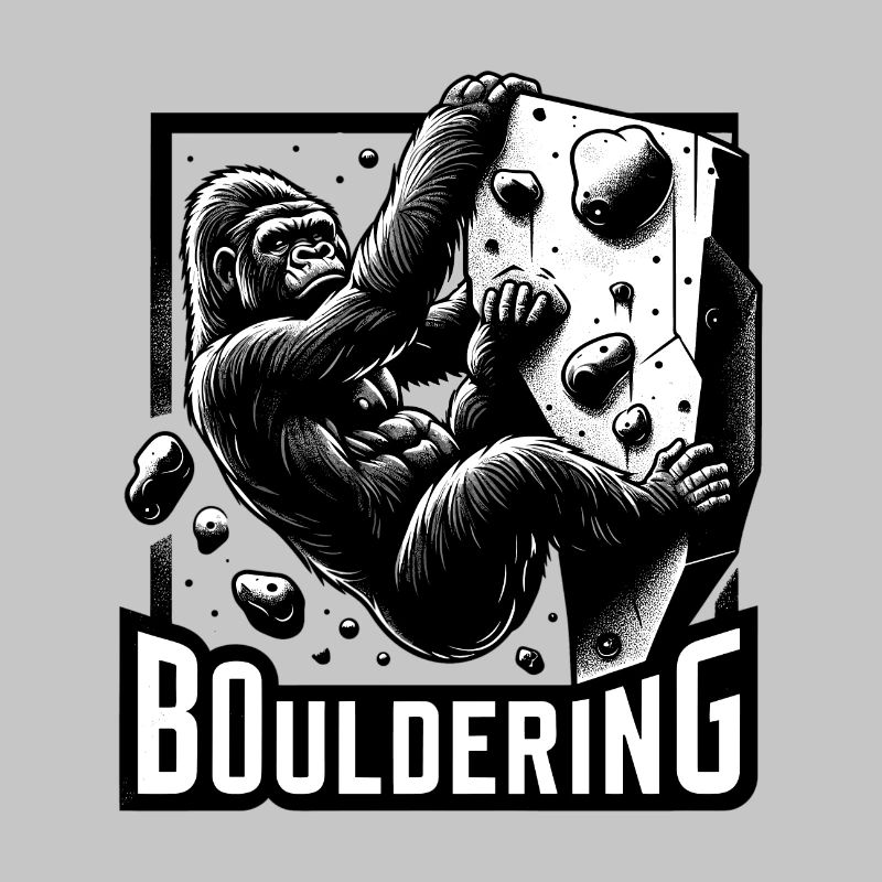Bouldering Gorilla Silverback Cadeau
