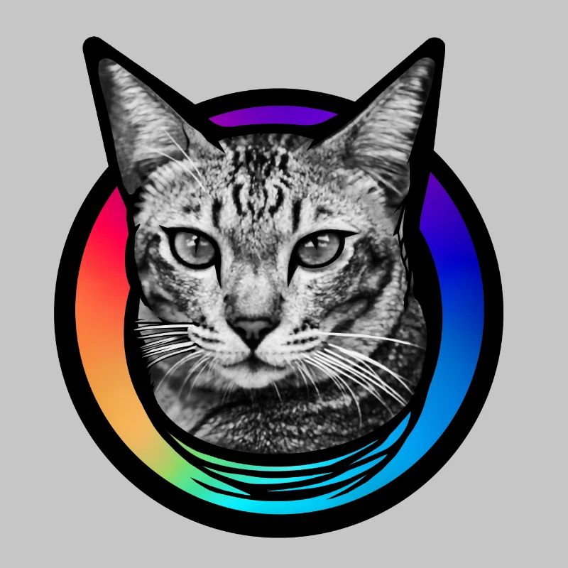 Regenbogen-Katze