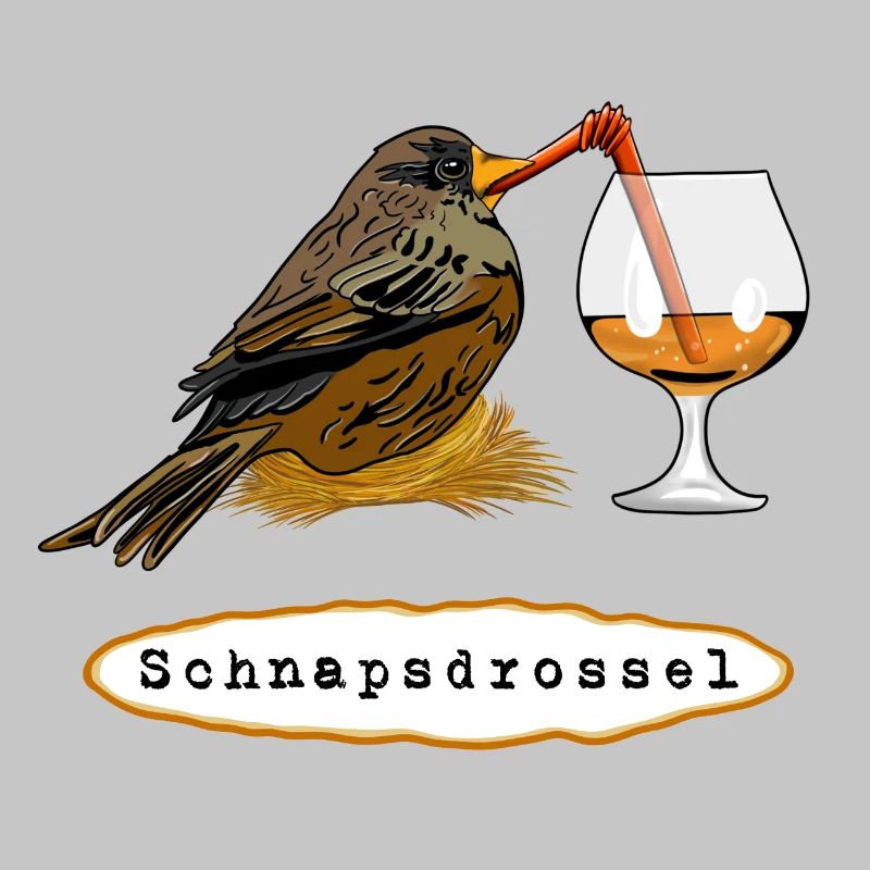 Stößchen! Schnapsdrossel