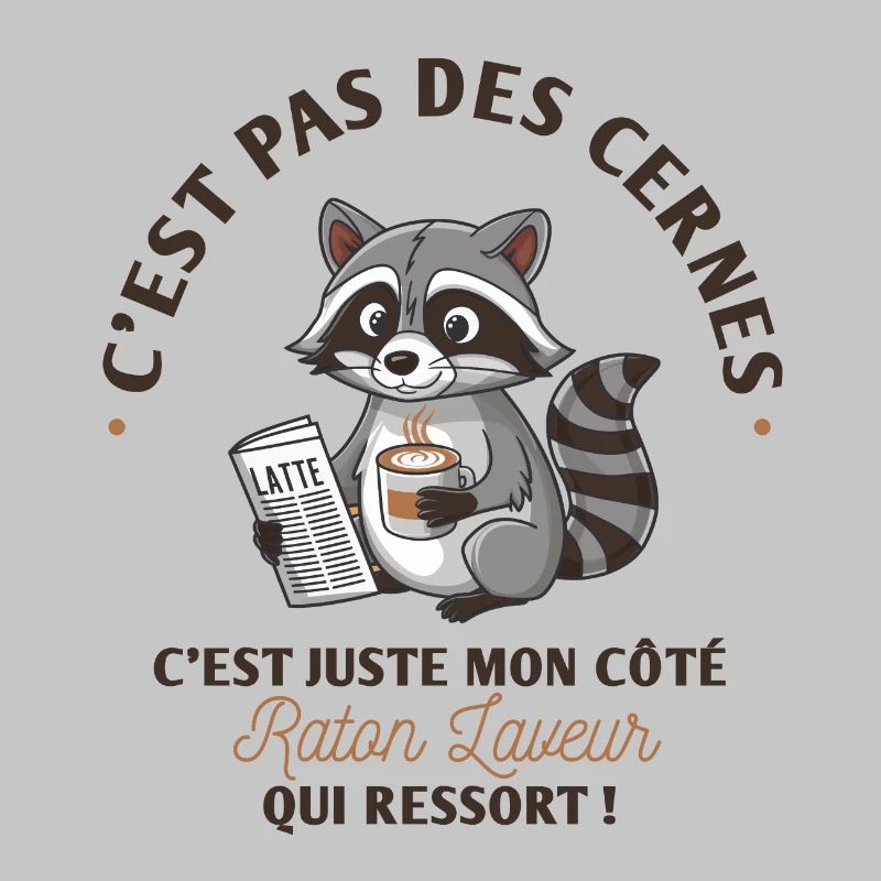 C'est pas des cernes, c'est mon côté raton laveur