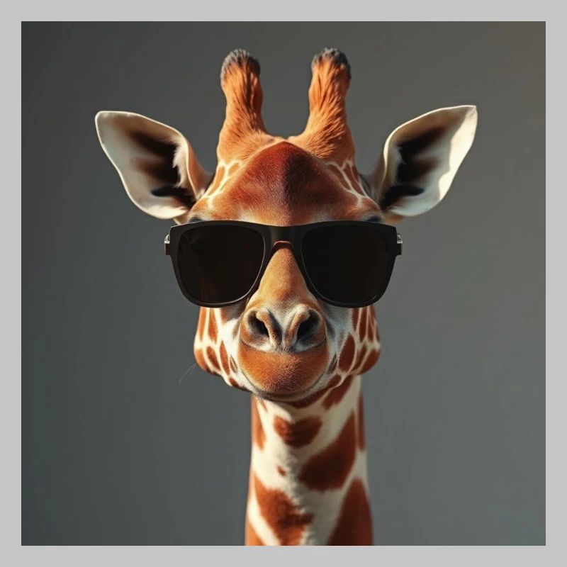 Girafe stylée