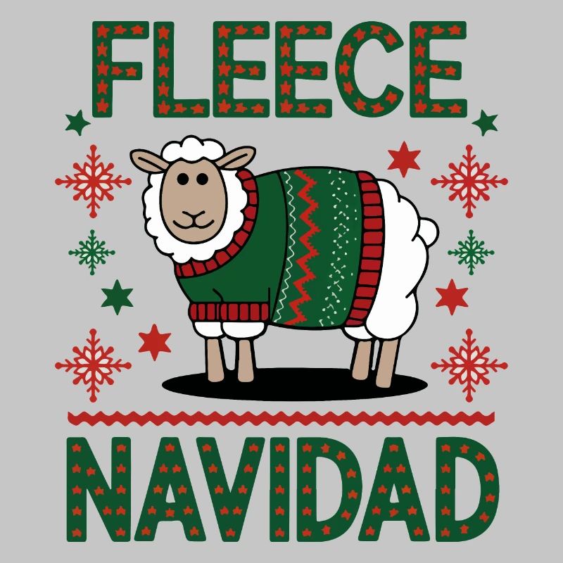 Conception de pull de Noël de mouton festif