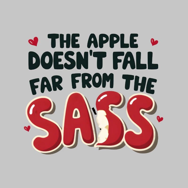 The Apple Doesn’t Fall Far from the Sass