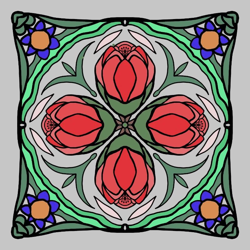 Mandala Art Déco Fleur