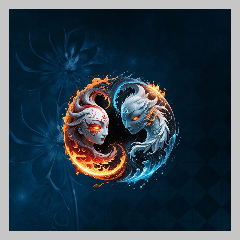 Harmonie élémentaire, yin et yang de la nature.
