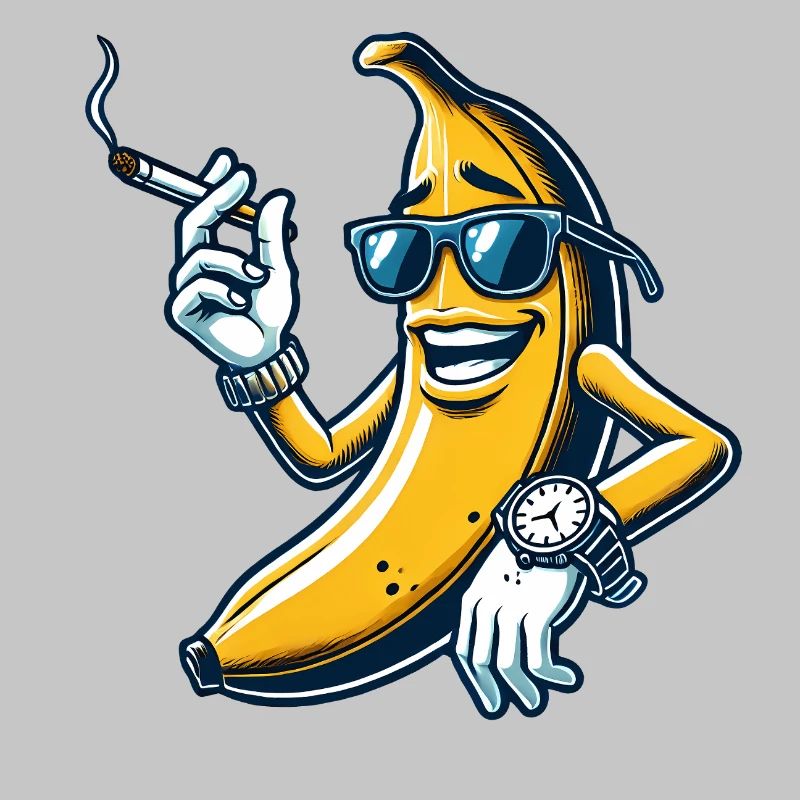 Coole Banane mit Style