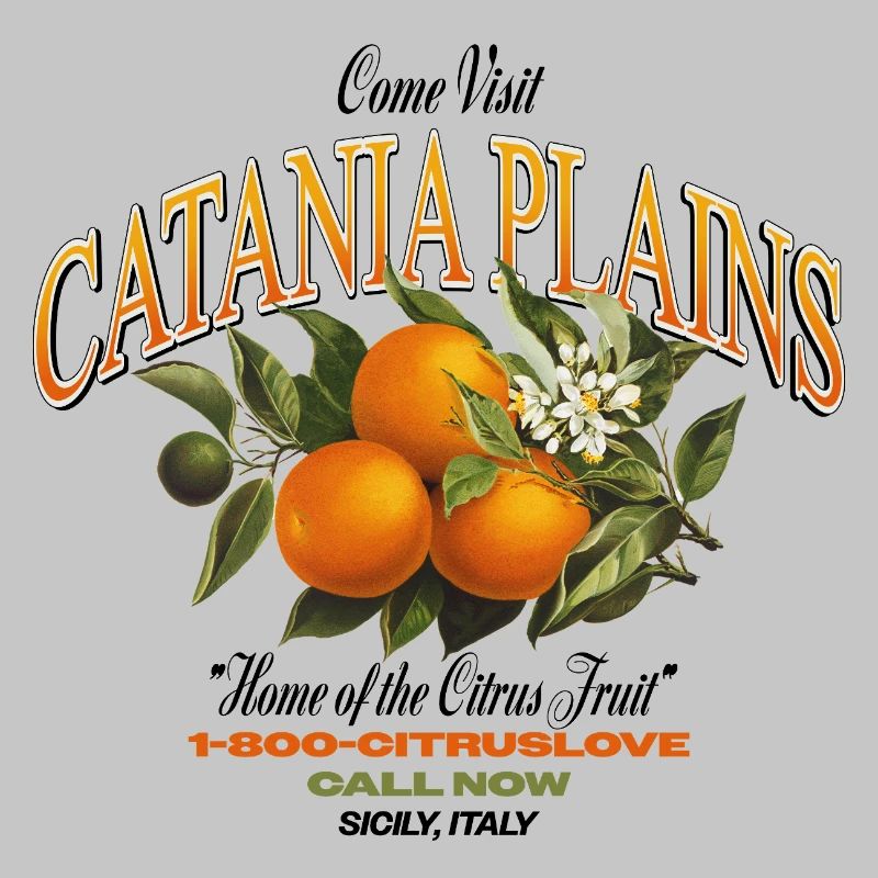 Plaines de Catane Design d’agrumes
