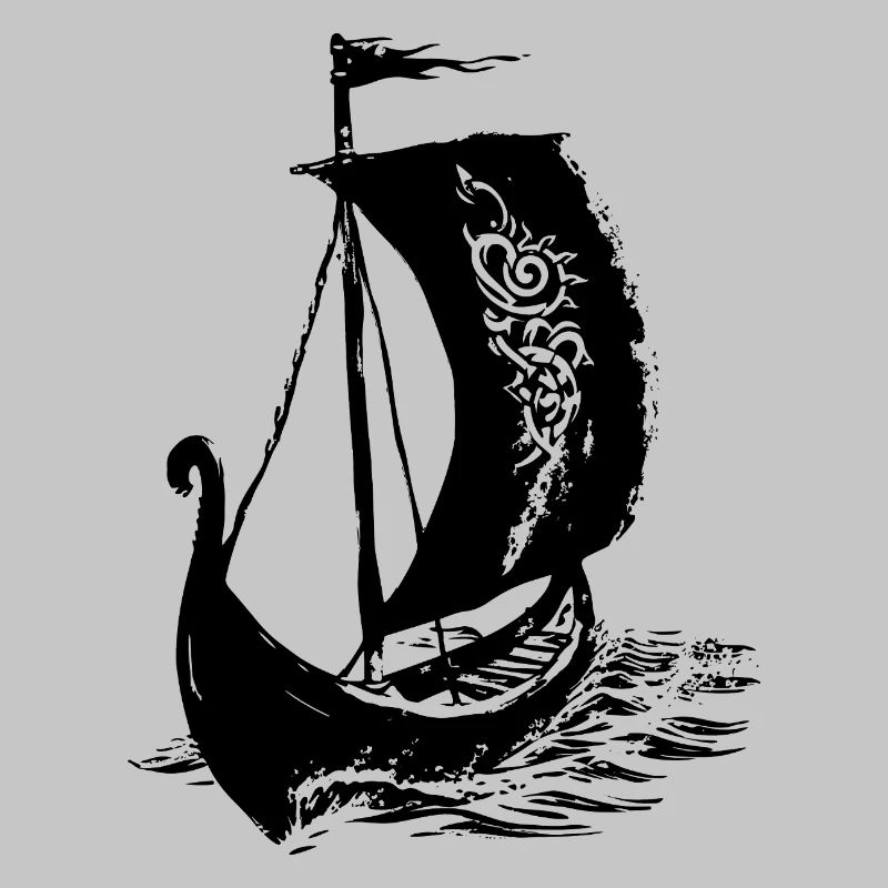 Wikinger-Langschiff