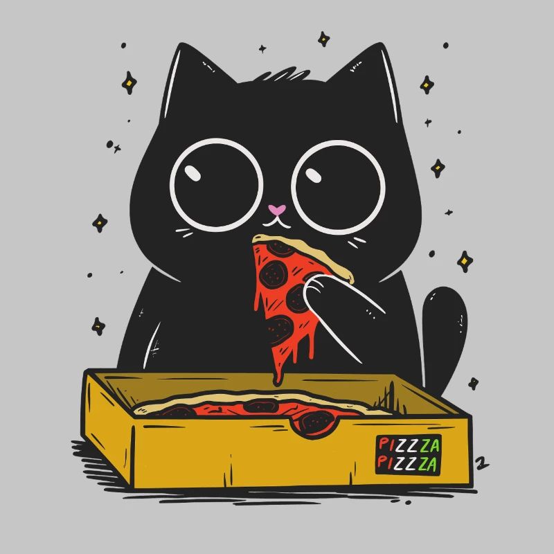 Pizza Kitty en couleur