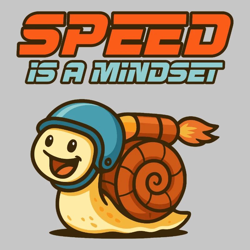 Réfléchis vite - Escargot avec casque