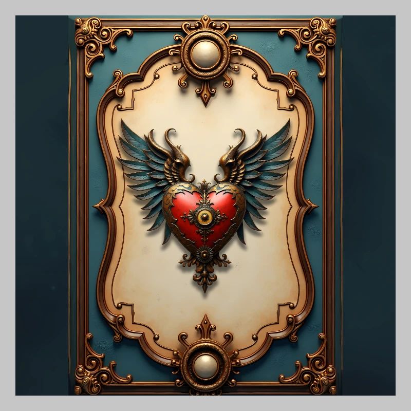 Surreal elegance in steampunk style.