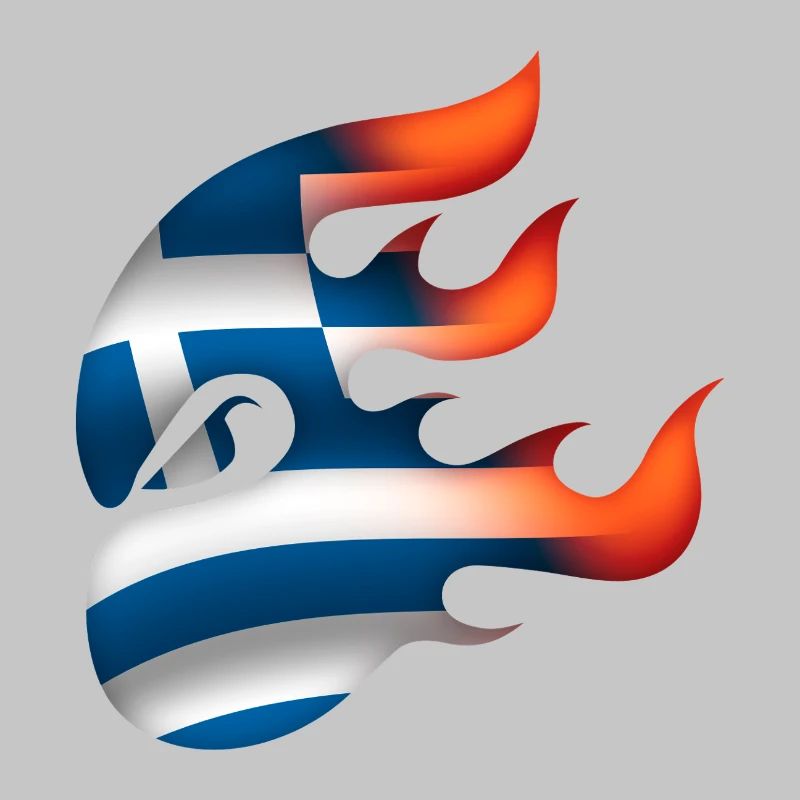 Drapeau de la Grèce - Grèce - Ninja