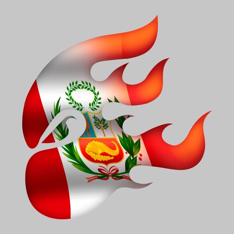 Flagge von Peru - Peru - Ninja