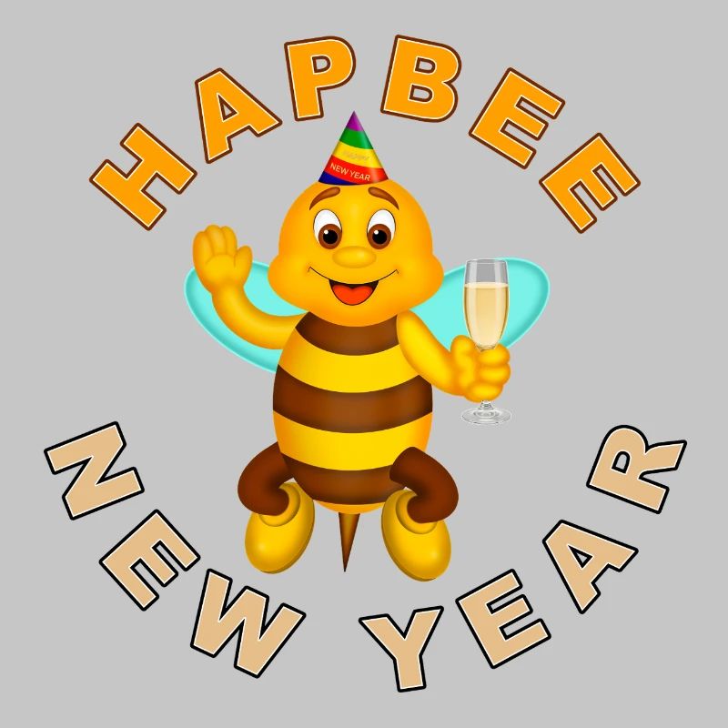 HAPBEE Neujahr mit Text 2