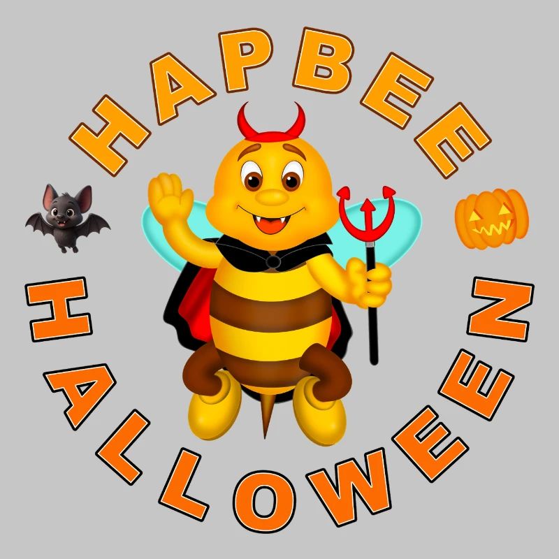 HAPBEE Halloween mit Text
