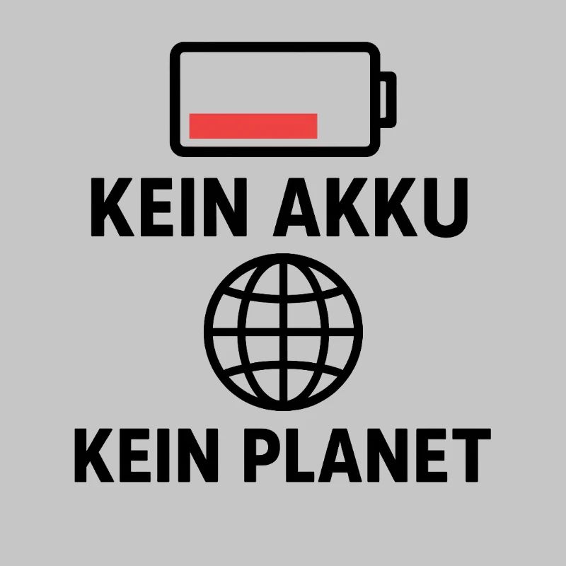 Umweltbewusstes Statement T-Shirt