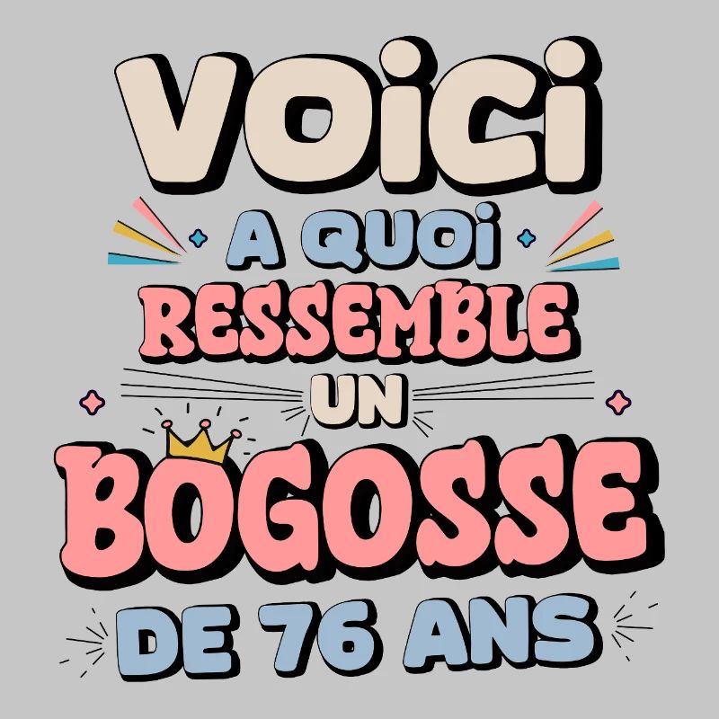 Design Humor Anniversaire 76 Ans