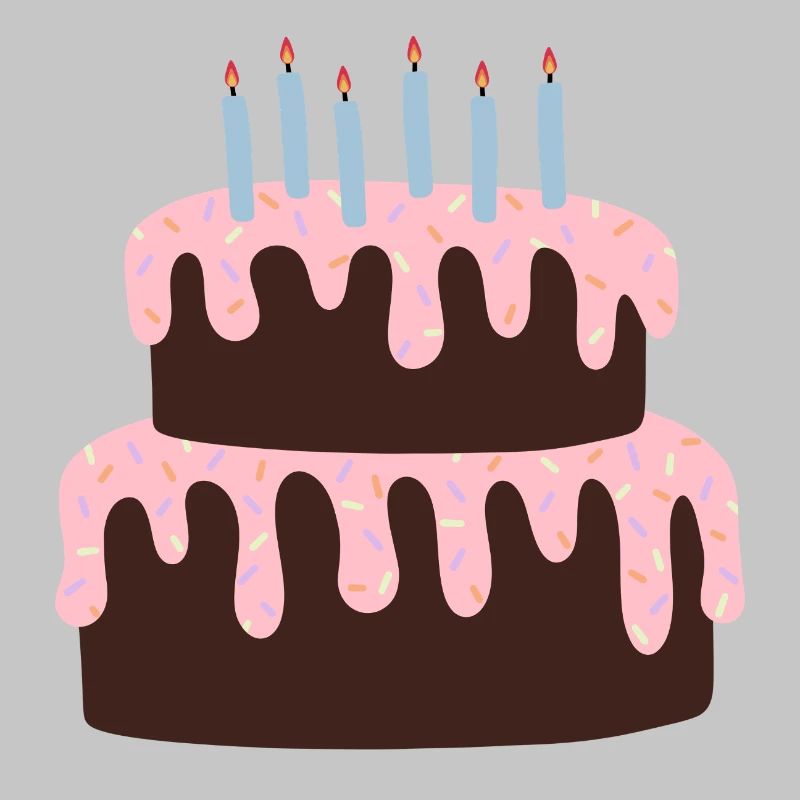 Celebration Cake with Pink Icing