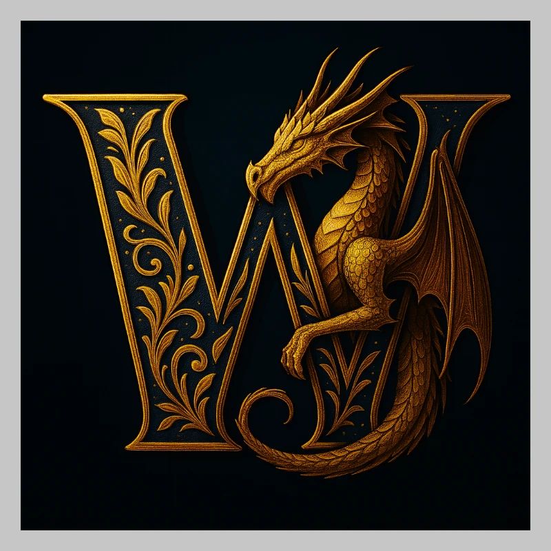 W – Magic Ornament with Dragon