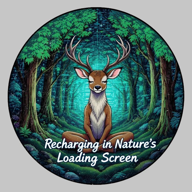 Mystic Forest Deer with Loading Screen