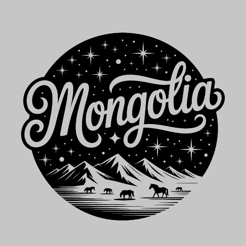 Mongolei - Souvenir-Design