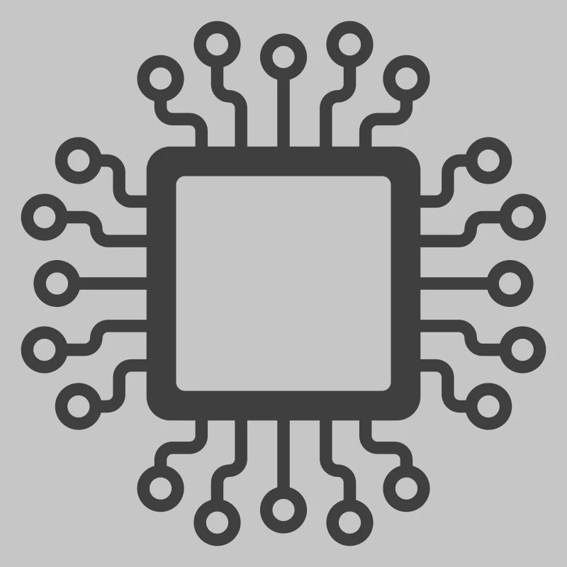 Microchip Circuit Icon Logo