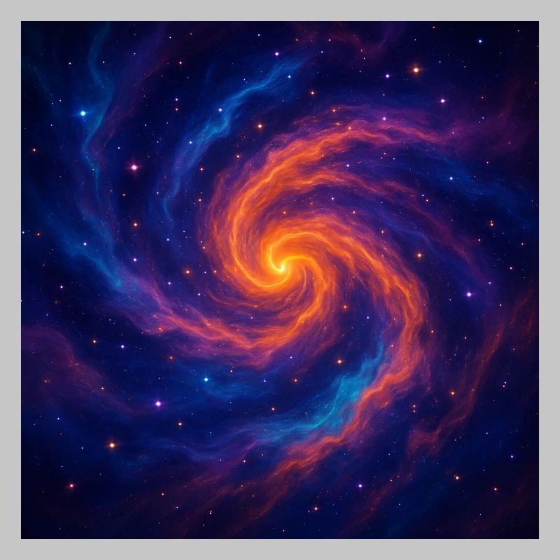 Galactic vortex in space