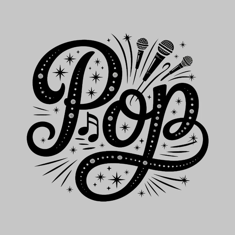 Pop - Cool Music Logo