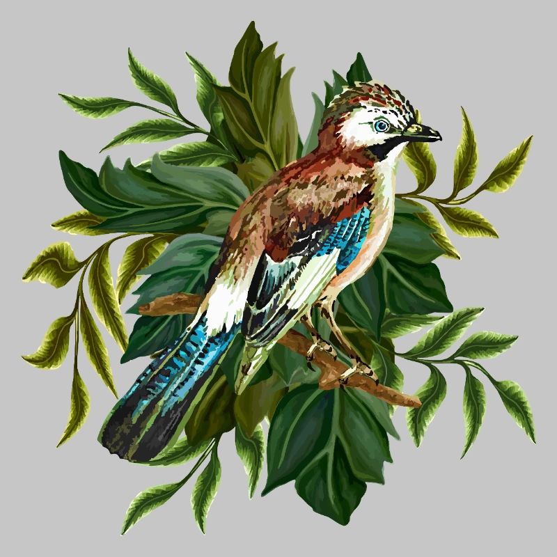 Bunter Vogel