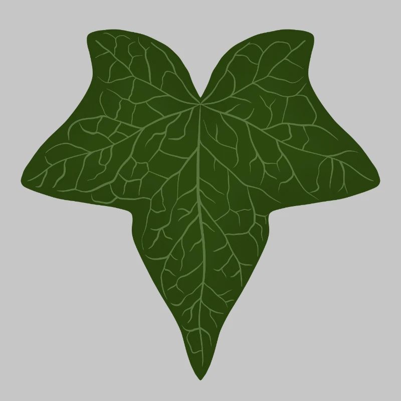 Elegant Green Ivy Leaf Pattern