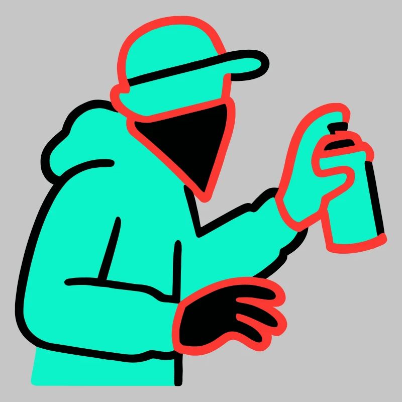 Neon Graffiti Sprayer