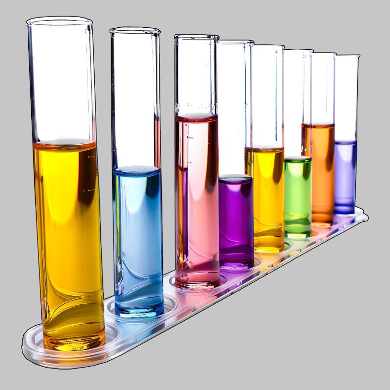 Rainbow Test Tubes Pattern