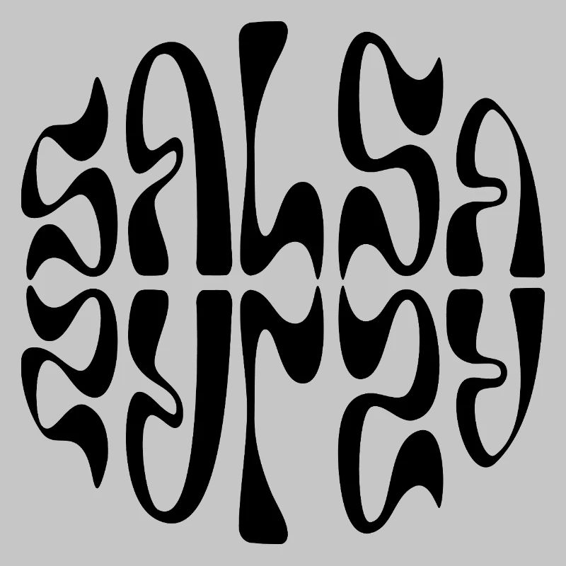 Typografisches Salsa-Logo-Design